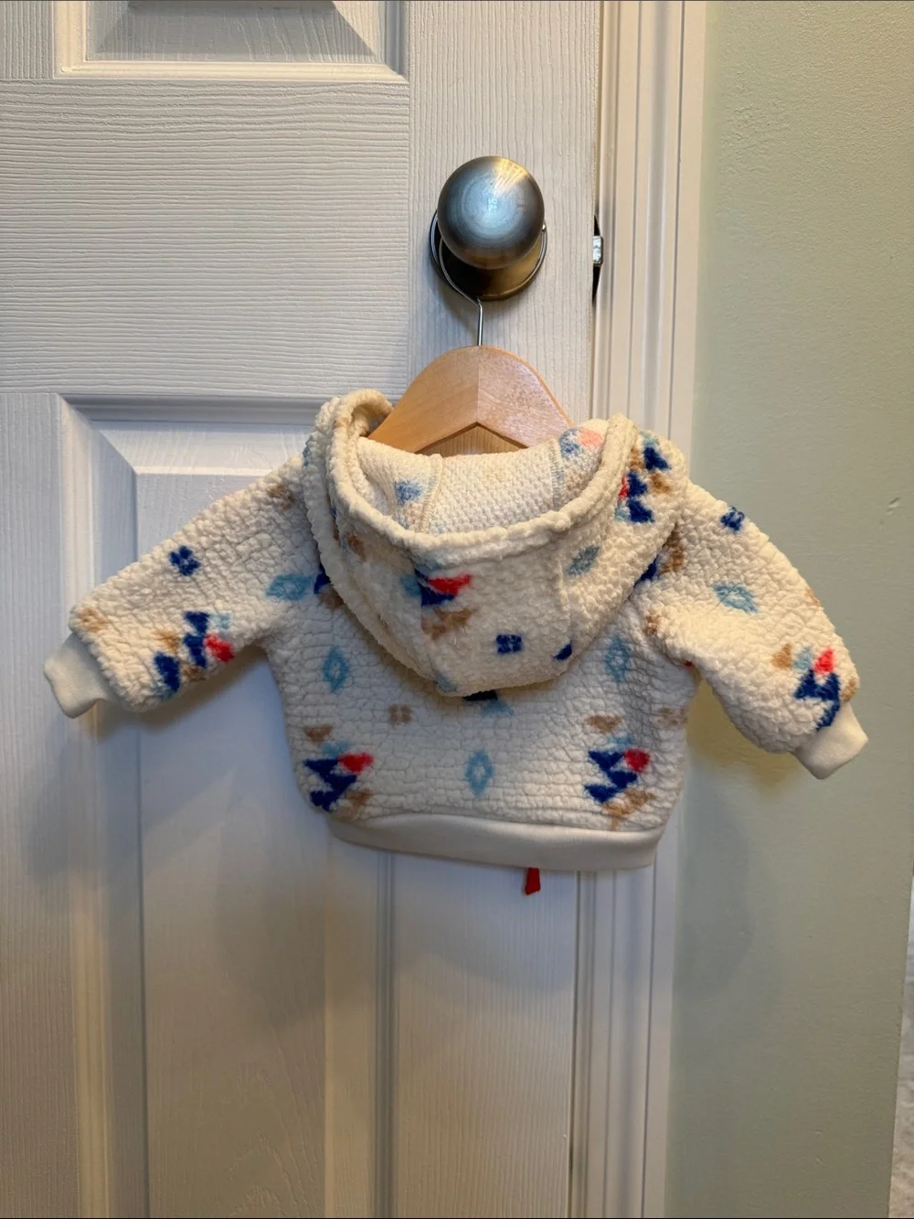 Carter's Cream Serpa Baby Hooded Jacket NWOT